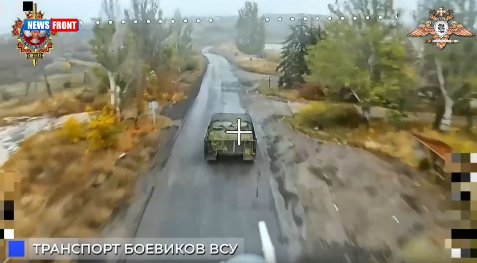 Уничтожение бронемашины ВСУ на Константиновском направлении