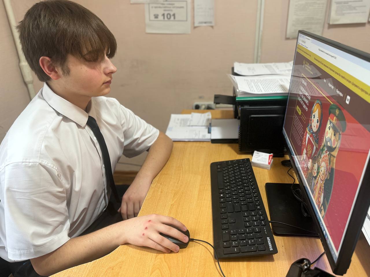 В честь Дня Конституции Российской Федерации мы приняли участие во Всероссийском тесте на знание Конституции РФ