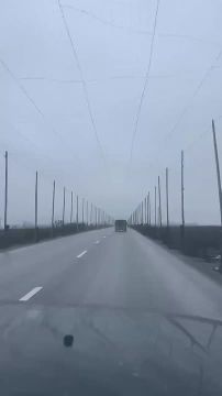 Так выглядит сейчас дорога между Славянском и оставленным нами в 2022-ом Изюмом