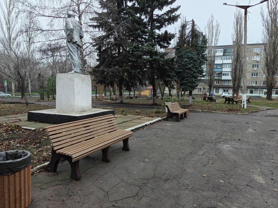 В Снежном появились новые места для отдыха