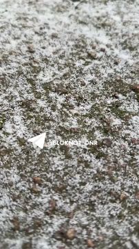 Снег и терриконы: в Донецк пришла настоящая зима