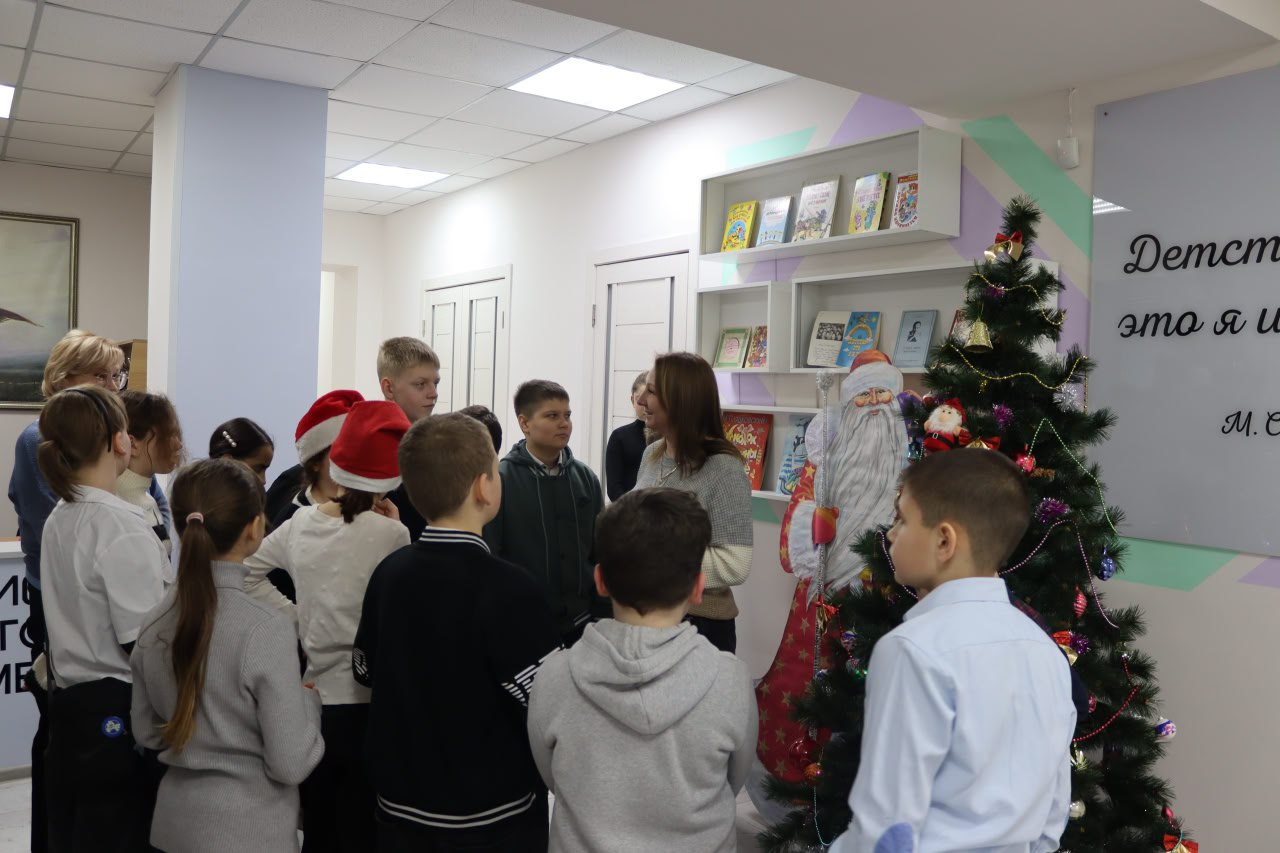 Экскурсия в библиотеку. 17 декабря