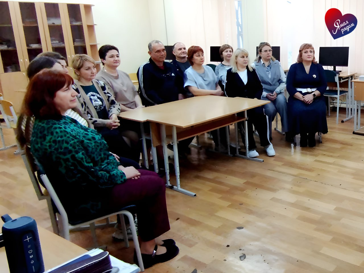 Директор Хлебодаровской школы поблагодарила Гимназию Лабытнанги за сотрудничество