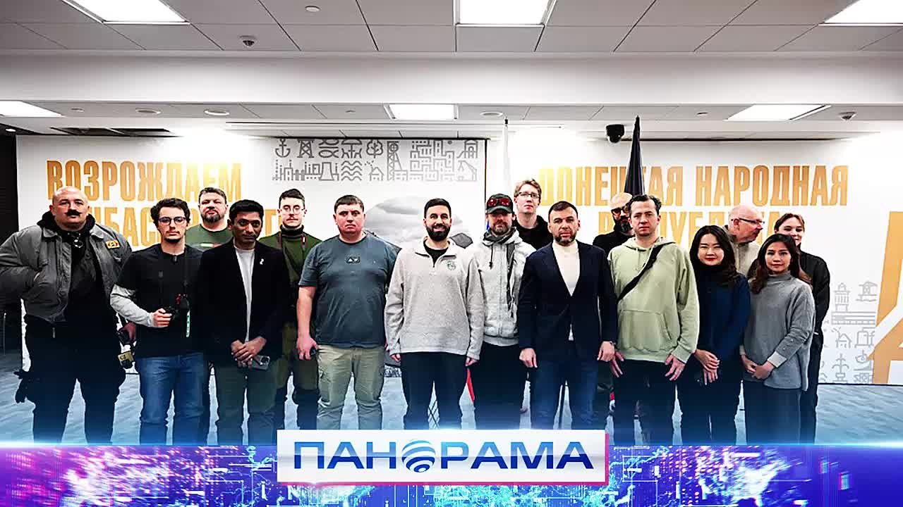 Иностранные СМИ в Республике: встреча с Главой ДНР Денисом Пушилиным