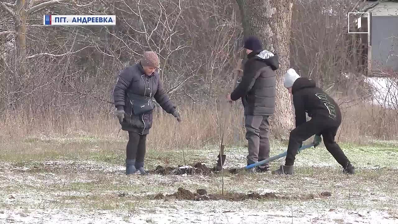 Высадили более 80 саженцев: в Андреевке зацвёл Сад Памяти!