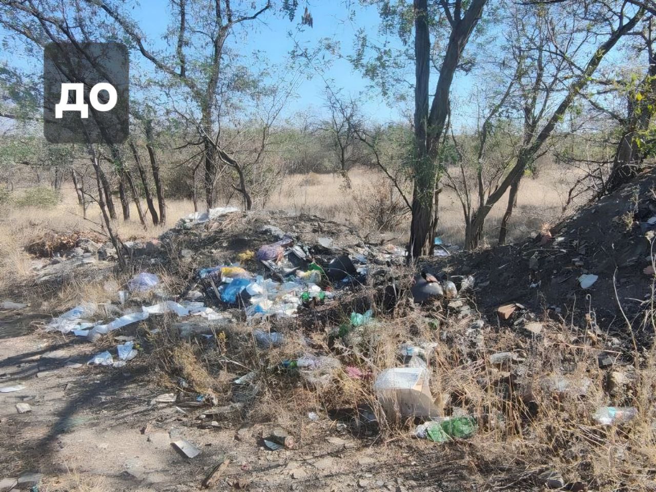В Шахтерском округе проведена масштабная ликвидация несанкционированных свалок