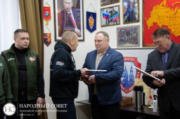 Владимир Чекун получил нагрудный знак «Народный фронт. Всё для Победы»