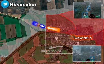 Враг бросил колонну НАТОвской техники полка "Скала" на прорыв в Покровск