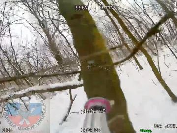 В сети распространяются кадры попытки прорыва колонны бронетехники ВСУ у н.п. Доброполье Запорожской области