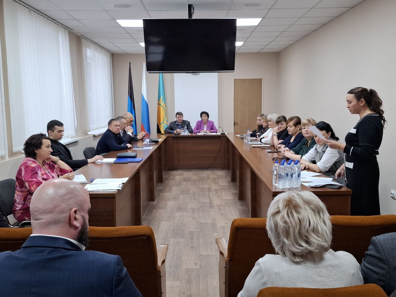 Валентина Харлашка: 30 декабря провела 64 заседание Макеевского городского совета Донецкой Народной Республики