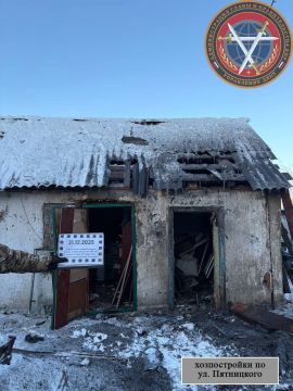 При атаке на Куйбышевский район Донецка украинские боевики применили ударный БПЛА с двигателем внутреннего сгорания типа "Чаклун-В"