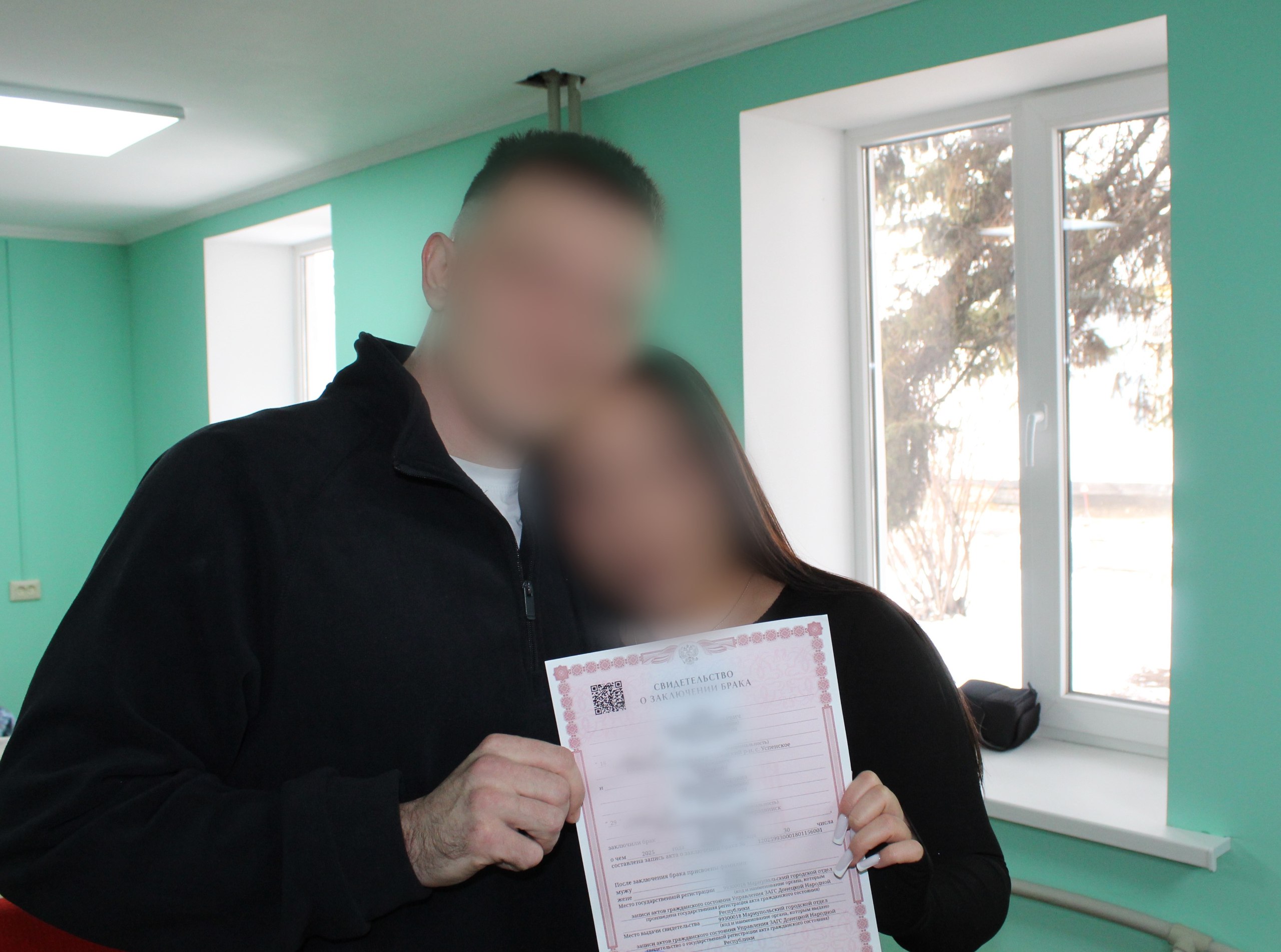 В СИЗО-2 г. Мариуполя состоялась церемония бракосочетания