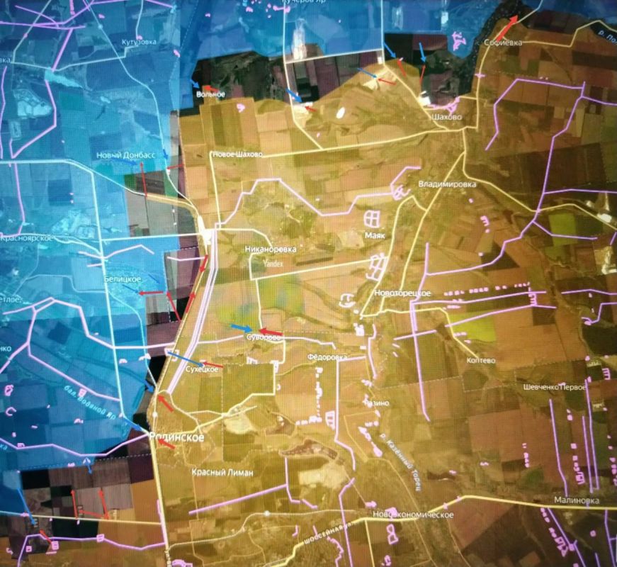 Юрий Котенок: Дружковское направление. Подразделения ГрВ "Центр" продвигаются в направлении Доброполья и ведут ожесточённые встречные бои в направлении Дружковки