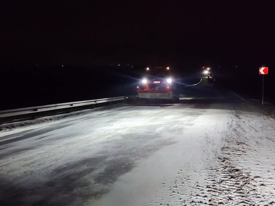 Александр Бондаренко: Оперативная обстановка на дорогах общего пользования Республики на утро 6 января: