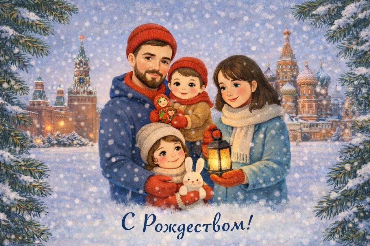 С Рождеством!. Поздравляем всех, кто отмечает светлый праздник Рождества Христова