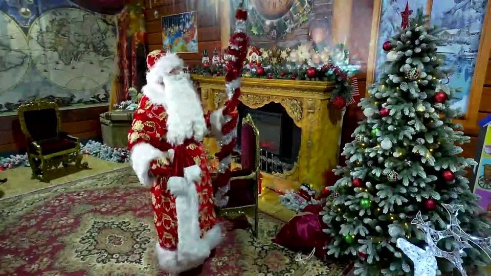 Новогоднее поздравление от Деда Мороза
