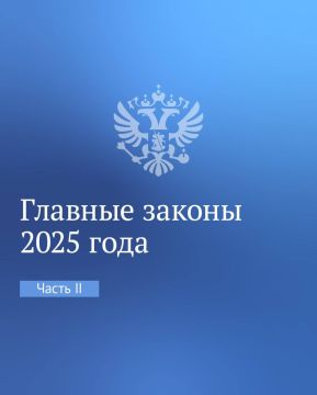 Вторая часть главных законов, принятых в 2025 году