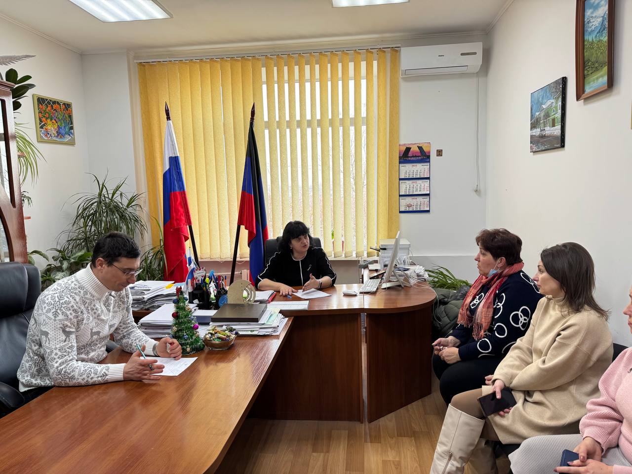 В Администрации Мангушского муниципального округа состоялось первое в 2026 году заседание межведомственной рабочей группы по вопросам охраны здоровья граждан Мангушского муниципального округа ДНР