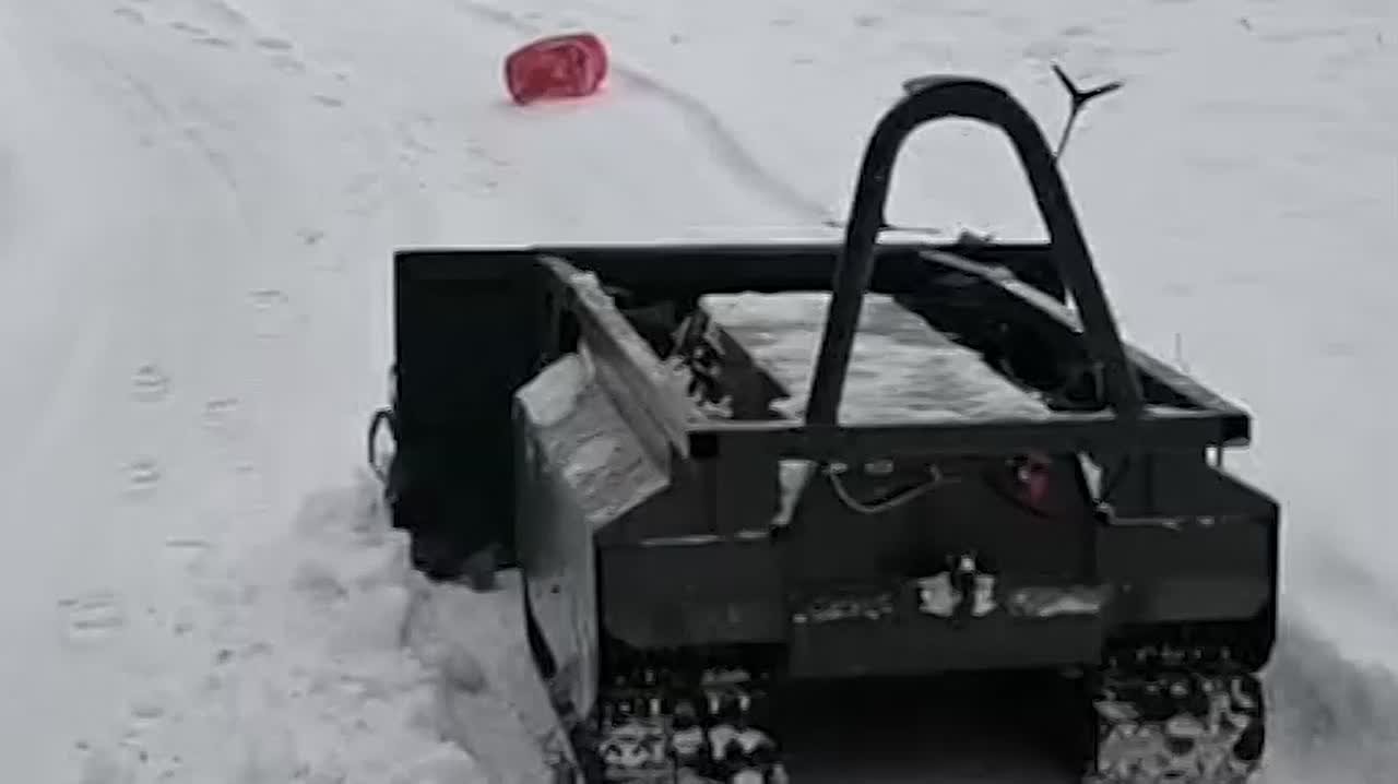 Херсонскую область занесло снегом