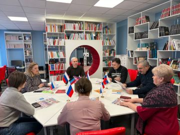 Сегодня, 14 января, провёл встречу с трудовым коллективом МБУ «Клуб села Бирюки г. Донецк» в г. Моспино