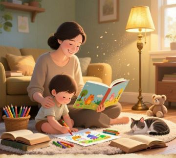 Уважаемые друзья!. Объявляем о проведении Всероссийского семейного конкурса «Мама, почитай мне, а я нарисую»! Конкурс задуман как средство, способное привлечь внимание жителей нашей страны к чтению, книгам и библиотекам