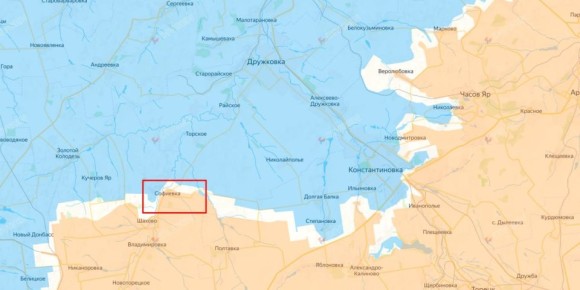 Сергей Лебедев: ДНР, Направление Дружковка: развитие наступления на северо-восток от Софиевки