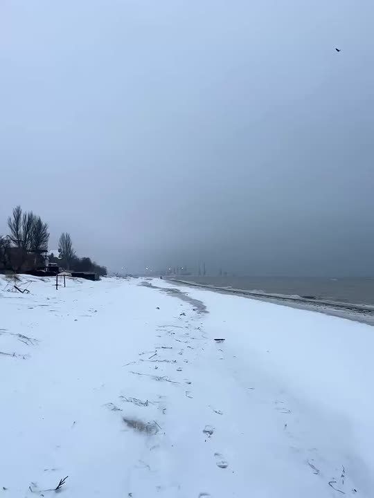 Мирной и тихой ночи Вам. Зимнее Азовское море по-особенному прекрасно Прогноз погоды на 16.01.2026 Донецкая Народная Республика: