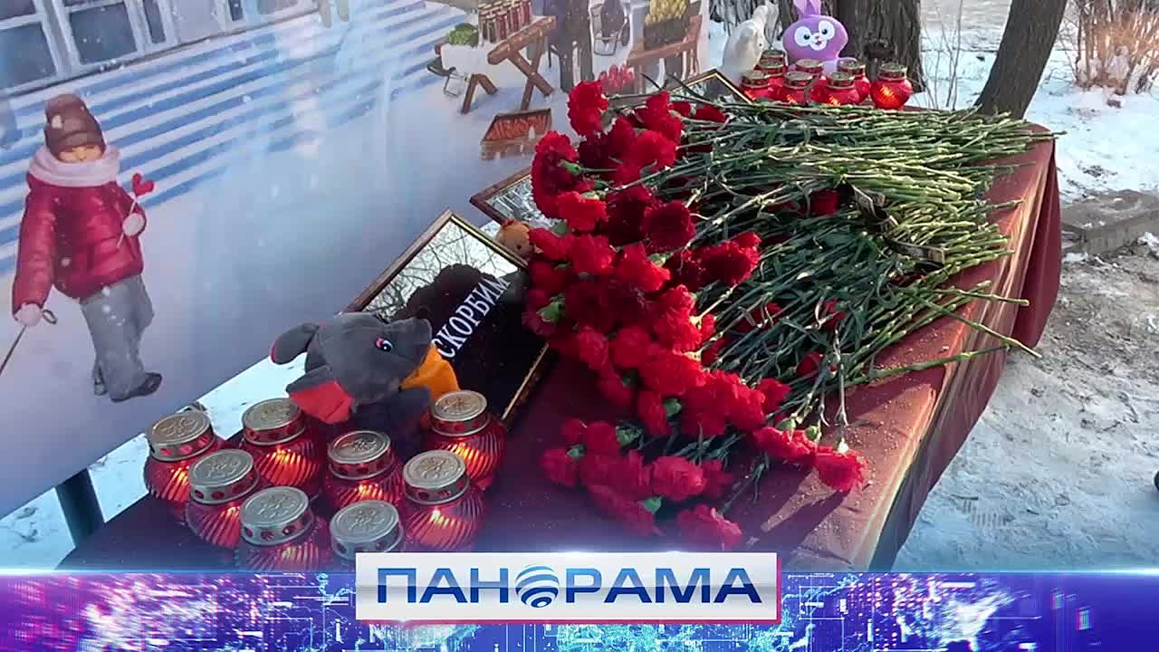 В микрорайоне Текстильщик почтили память погибших от обстрела ВСУ мирных жителей