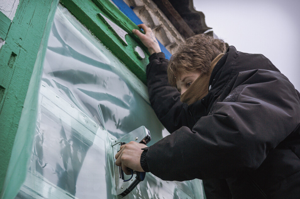 В Дебальцево волонтеры продолжают устранять последствия ЧП
