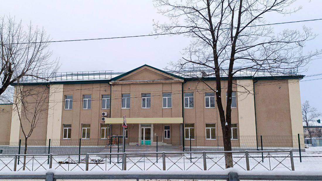 В Мариуполе подходит к завершению восстановление школы, построенной в середине прошлого века