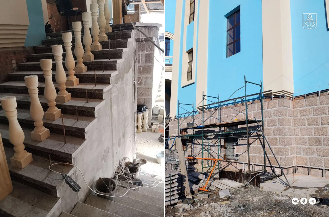 Строители Санкт-Петербурга продолжают восстановление Храма Покрова Божьей Матери