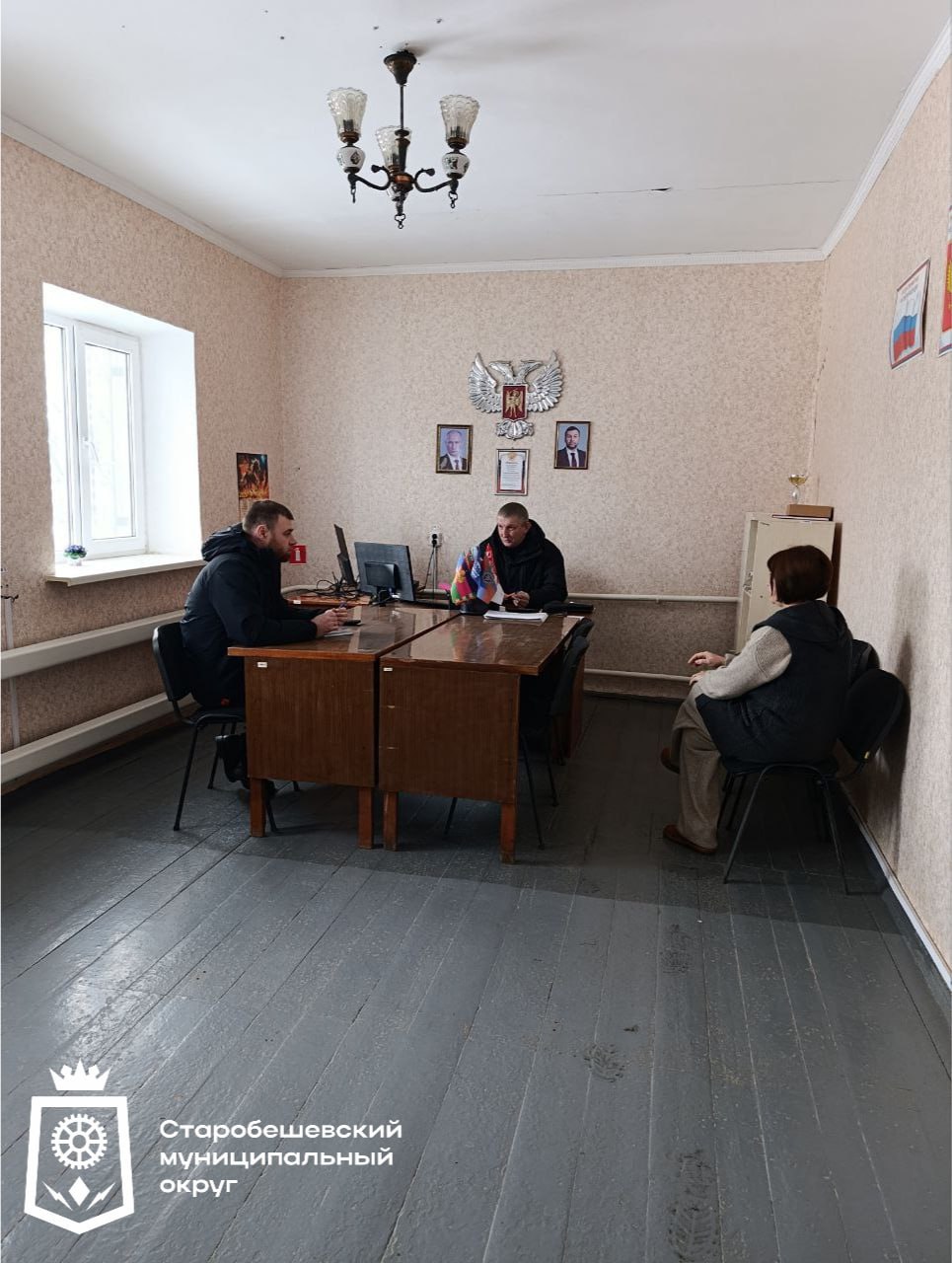 Встреча с жителями в селе Коммунаровка