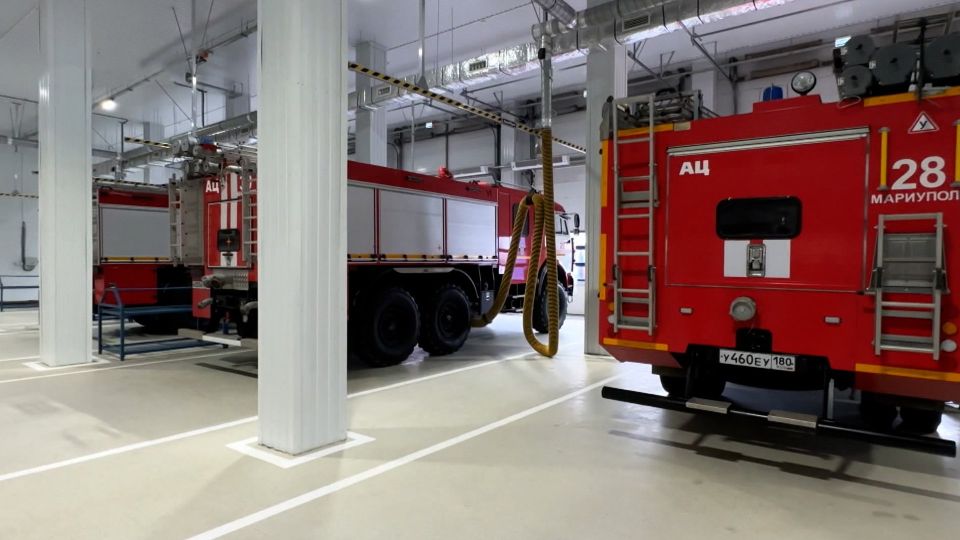 На Орджоникидзевском районе Мариуполя торжественно открыли новую пожарно-спасательную часть