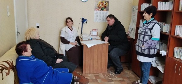 Начальник Металлистовского территориального отдела Николай Алехин встретился с трудовым коллективом Металлистовской амбулатории общей практики семейной медицины