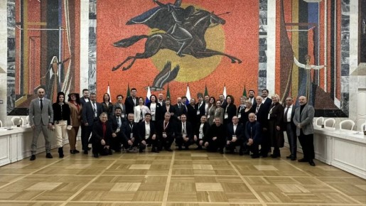 Руководитель «Донбасса» Ольга Горячева приняла участие в съезде Союза национальных профессиональных творческих коллективов