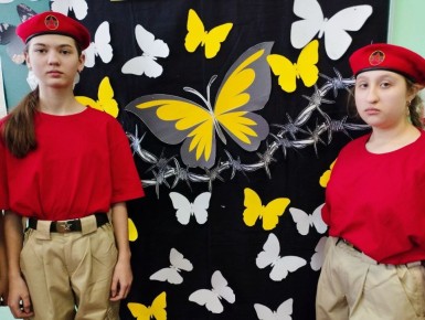 Сегодня, 27 января, в ГБОУ "Школа № 3 г. о. Дебальцево" прошел важный и пронзительный информационный час