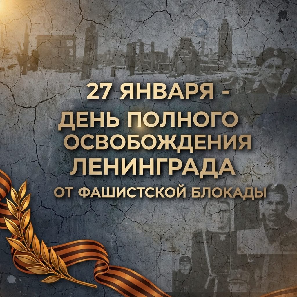 Сергей Ермаков: 27 января — день, когда вся страна вспоминает одну из самых трагических и героических страниц своей истории: 82-ю годовщину полного снятия блокады Ленинграда