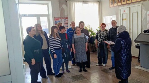 Состоялась встреча с трудовым коллективом Амвросиевской детской школы искусств