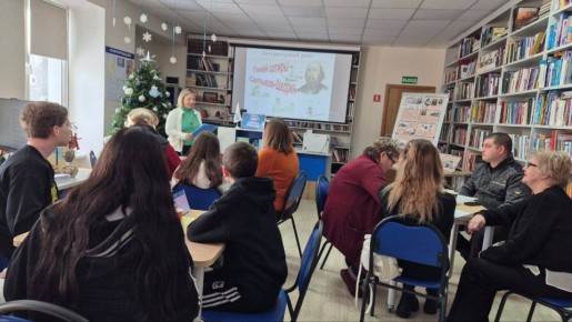 Литературный ринг «Гений сатиры» собрал знатоков творчества Салтыкова-Щедрина в Мангушской библиотеке