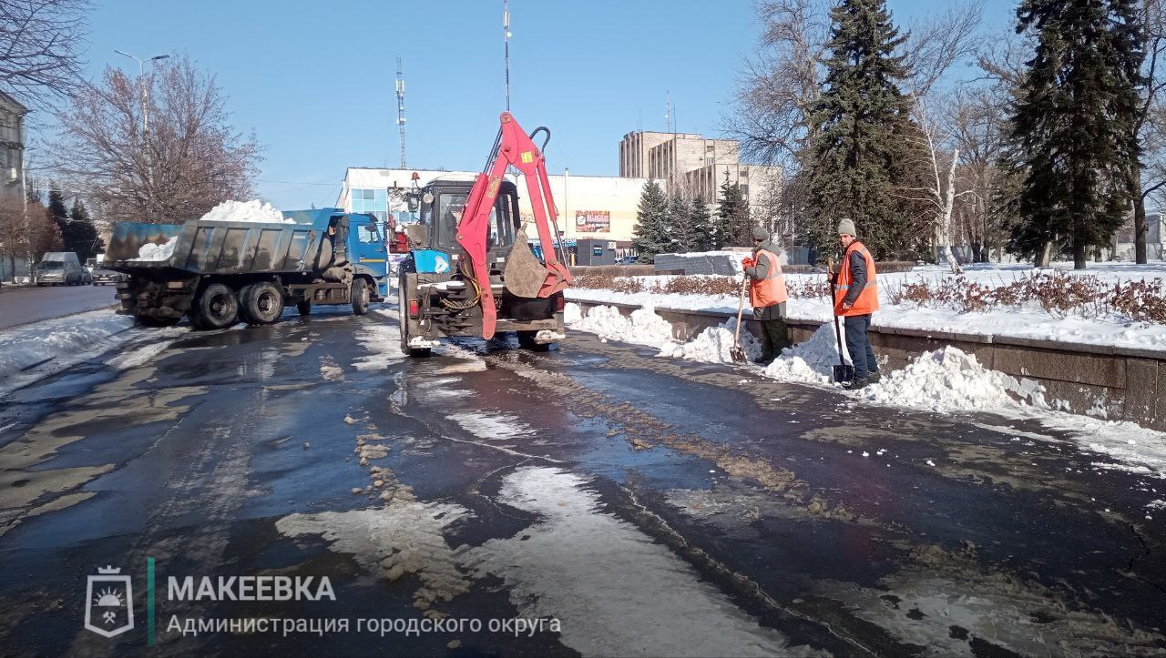 Выполненные работы коммунальными службами 28 января