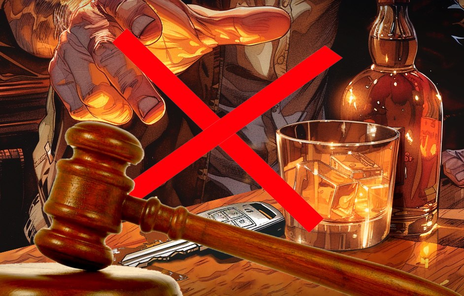 Ясиноватский городской суд признал виновным гражданина П. в совершении административного правонарушения, предусмотренного частью 1 ст. 12.8 Кодекса Российской Федерации об административных правонарушениях