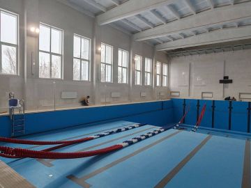 Большая часть ремонтных работ в бассейне Шахтерска завершена