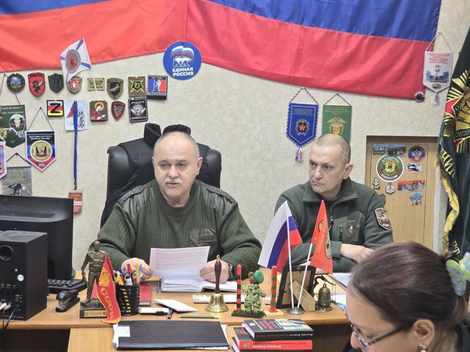 Дмитрий Огилец принял участие в расширенном заседании «Российского союза ветеранов Афганистана и специальных военных операций» в Макеевке