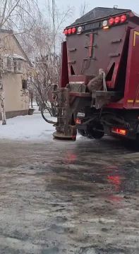 Зимнее содержание автодорог Шахтерского округа 13 февраля