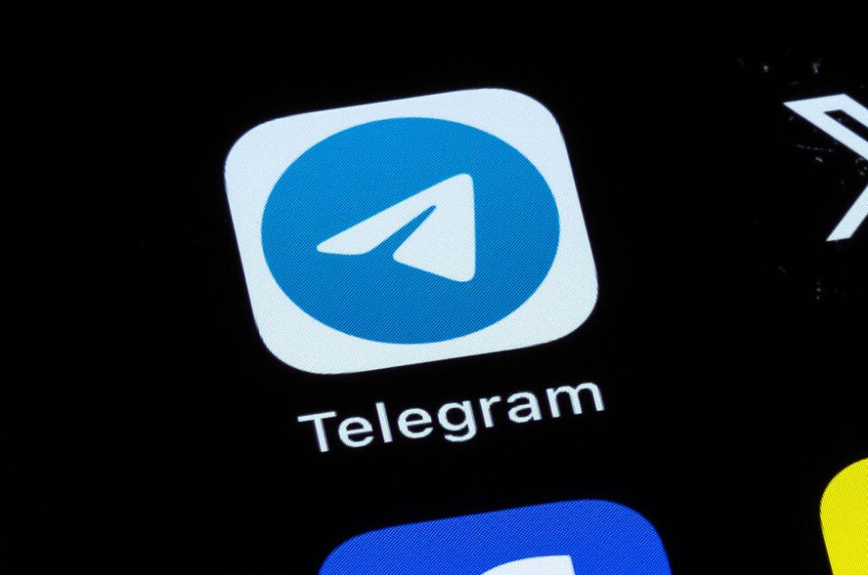 ������ Telegram �� ����� ������������ � ���� ������������ � �������� ��