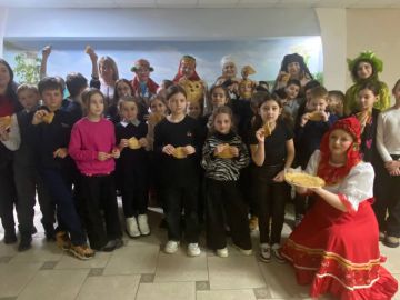 В Урзуфе для детей организовали народные гулянья в честь Масленицы