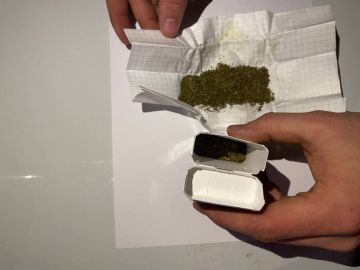 Стражи правопорядка изъяли наркотики у жителя Докучаевска