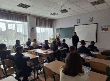 Стражи правопорядка встретились с подрастающим поколением в Донецке