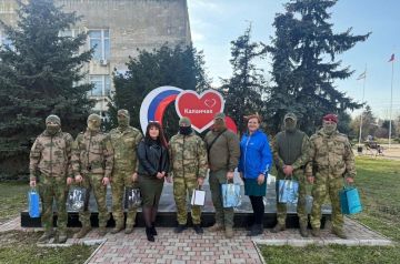 Поздравили бойцов и полицейских: 23 февраля в Херсонской области