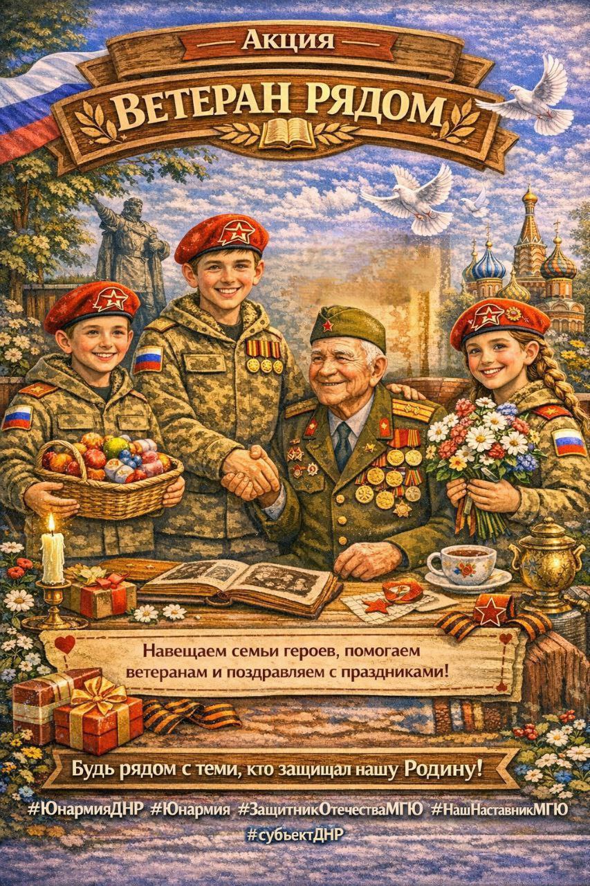 Участвуй в акции «Ветеран рядом»